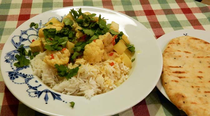 Recept curry met bloemkool en tofu #meatfreemonday