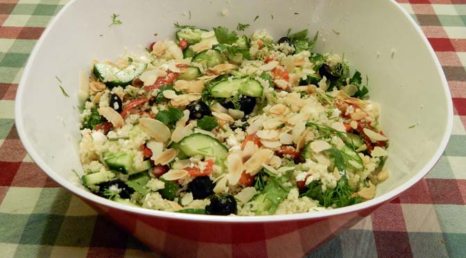 Recept salade met couscous #meatfreemonday