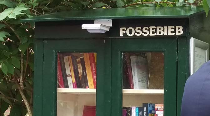 De Fossebieb in Groningen: een mini-bibliotheek in de voortuin