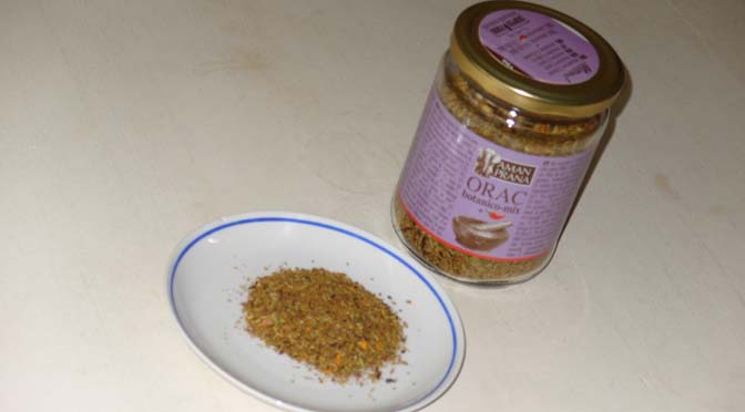 ORAC botanico-mix spicy van Amanprana in de test