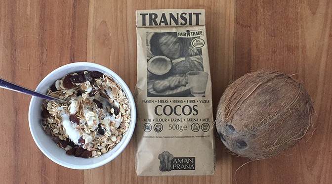 Test: Amanprana Cocos kokosmeel, glutenvrij en bomvol vezels